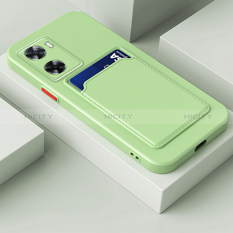 Coque Ultra Fine Silicone Souple 360 Degres Housse Etui pour Oppo A57e Vert Plus