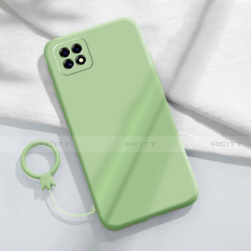 Coque Ultra Fine Silicone Souple 360 Degres Housse Etui pour Oppo A72 5G Pastel Vert Plus