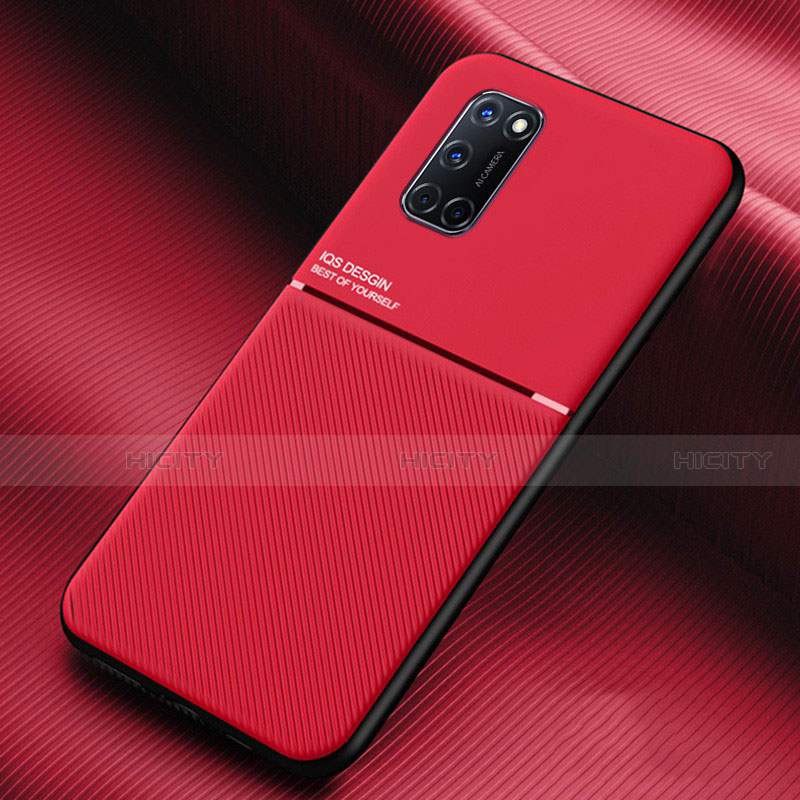 Coque Ultra Fine Silicone Souple 360 Degres Housse Etui pour Oppo A72 Rouge Plus