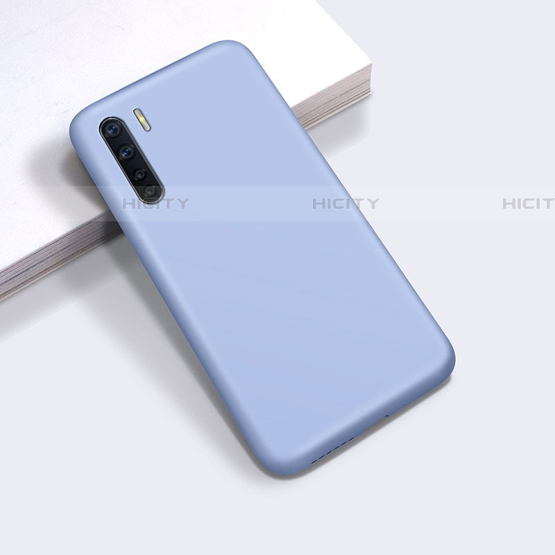 Coque Ultra Fine Silicone Souple 360 Degres Housse Etui pour Oppo A91 Bleu Ciel Plus