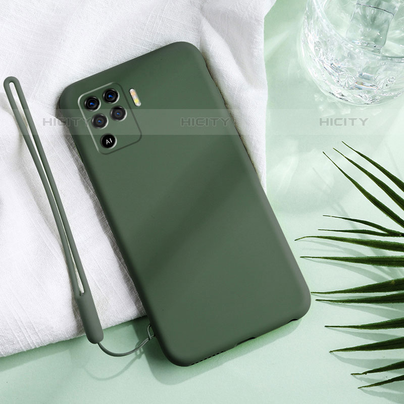 Coque Ultra Fine Silicone Souple 360 Degres Housse Etui pour Oppo A94 4G Vert Nuit Plus