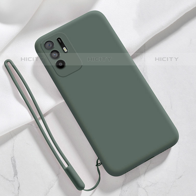 Coque Ultra Fine Silicone Souple 360 Degres Housse Etui pour Oppo A94 5G Vert Nuit Plus