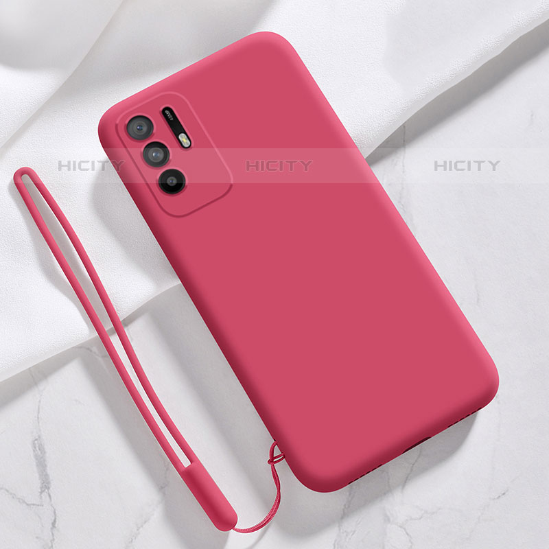 Coque Ultra Fine Silicone Souple 360 Degres Housse Etui pour Oppo A95 5G Rouge Plus