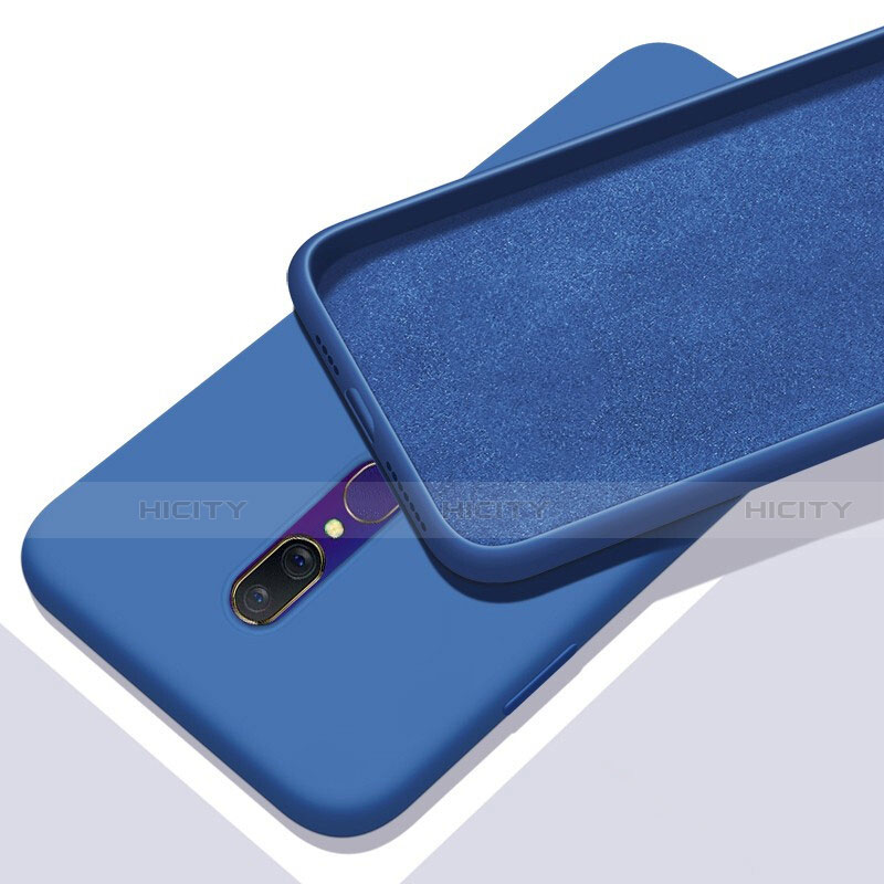 Coque Ultra Fine Silicone Souple 360 Degres Housse Etui pour Oppo A9X Bleu Plus