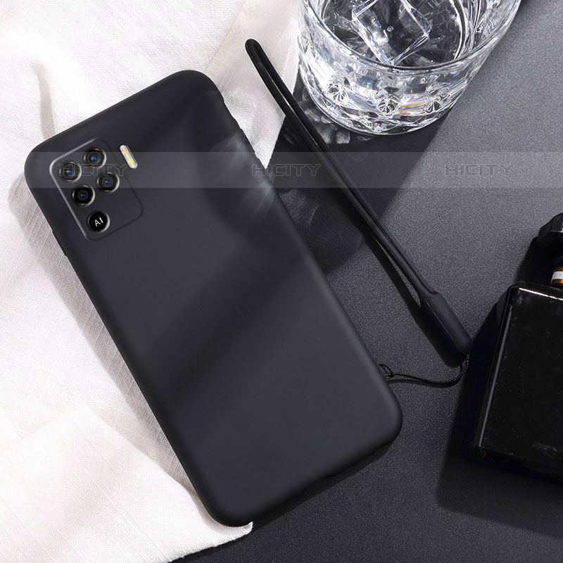 Coque Ultra Fine Silicone Souple 360 Degres Housse Etui pour Oppo F19 Pro Noir Plus