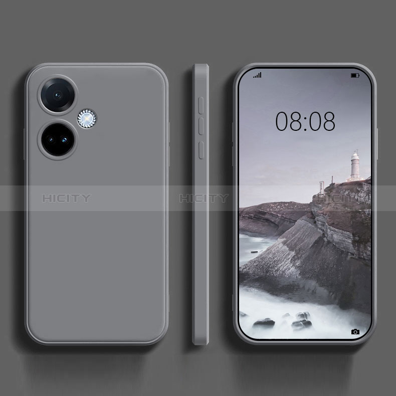 Coque Ultra Fine Silicone Souple 360 Degres Housse Etui pour Oppo K11 5G Gris Plus