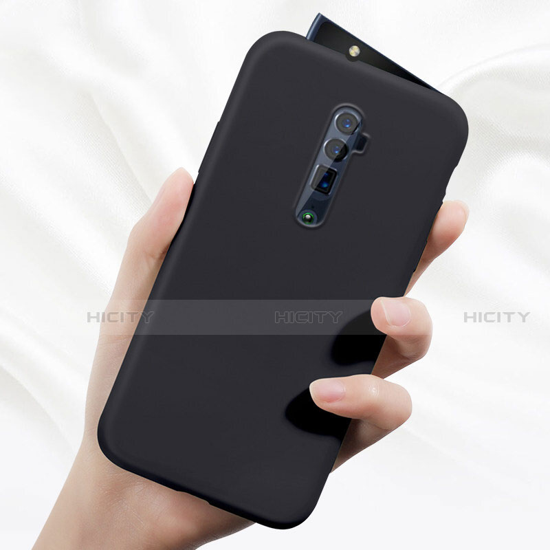 Coque Ultra Fine Silicone Souple 360 Degres Housse Etui pour Oppo Reno 10X Zoom Noir Plus