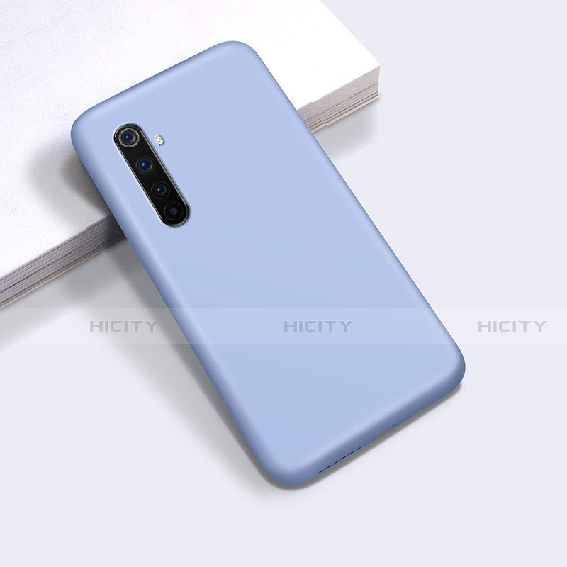 Coque Ultra Fine Silicone Souple 360 Degres Housse Etui pour Realme 6 Pro Bleu Ciel Plus