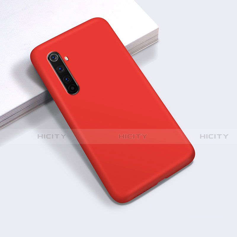 Coque Ultra Fine Silicone Souple 360 Degres Housse Etui pour Realme 6 Pro Rouge Plus