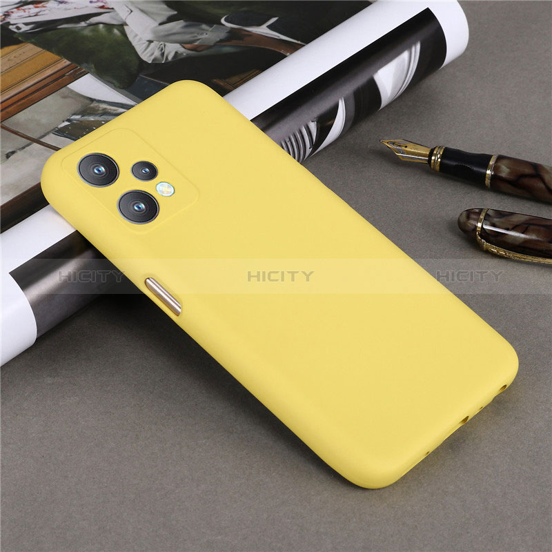 Coque Ultra Fine Silicone Souple 360 Degres Housse Etui pour Realme 9 Pro 5G Jaune Plus