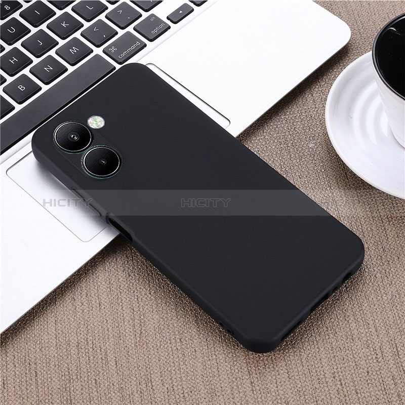 Coque Ultra Fine Silicone Souple 360 Degres Housse Etui pour Realme C33 (2023) Noir Plus