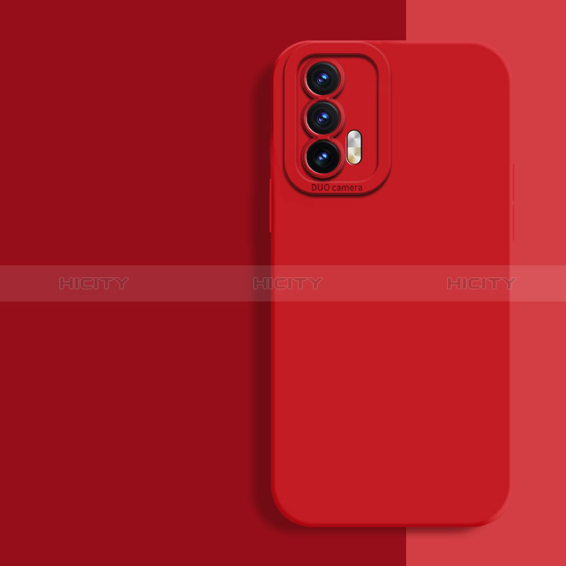 Coque Ultra Fine Silicone Souple 360 Degres Housse Etui pour Realme GT Neo 2T 5G Rouge Plus