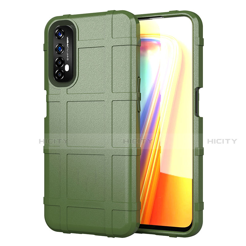 Coque Ultra Fine Silicone Souple 360 Degres Housse Etui pour Realme Narzo 30 4G Vert Armee Plus