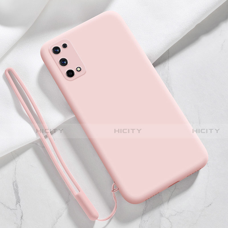 Coque Ultra Fine Silicone Souple 360 Degres Housse Etui pour Realme Q2 Pro 5G Rose Plus