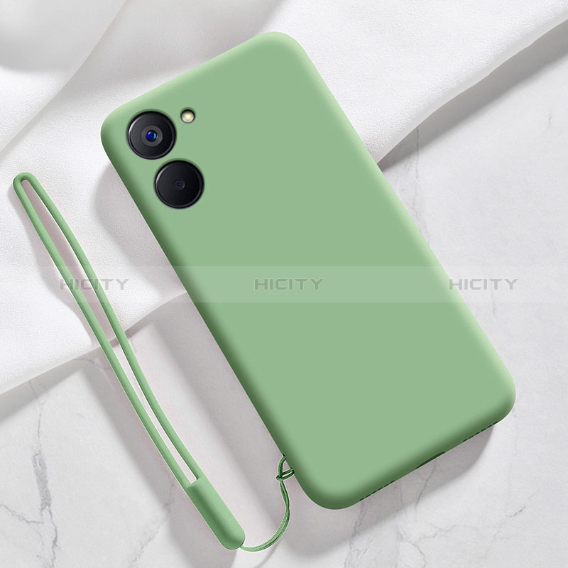 Coque Ultra Fine Silicone Souple 360 Degres Housse Etui pour Realme V20 5G Vert Plus