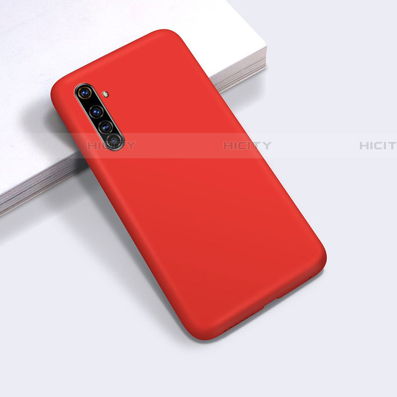 Coque Ultra Fine Silicone Souple 360 Degres Housse Etui pour Realme X50 Pro 5G Rouge Plus