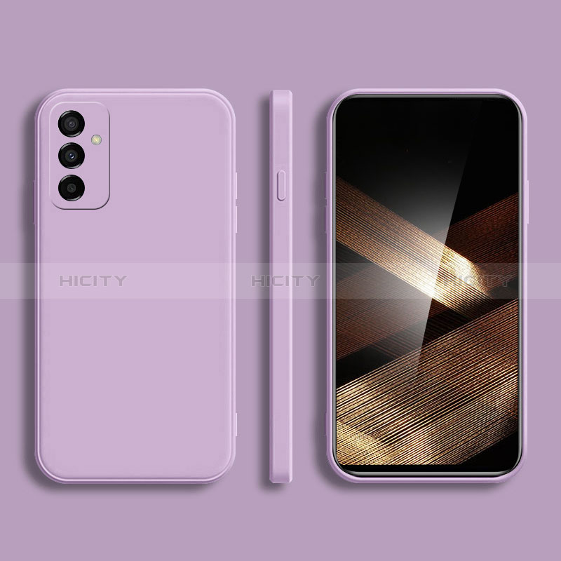 Coque Ultra Fine Silicone Souple 360 Degres Housse Etui pour Samsung Galaxy A15 4G Violet Clair Plus