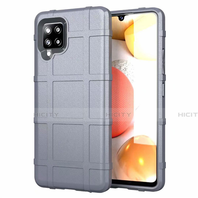 Coque Ultra Fine Silicone Souple 360 Degres Housse Etui pour Samsung Galaxy A42 5G Gris Plus