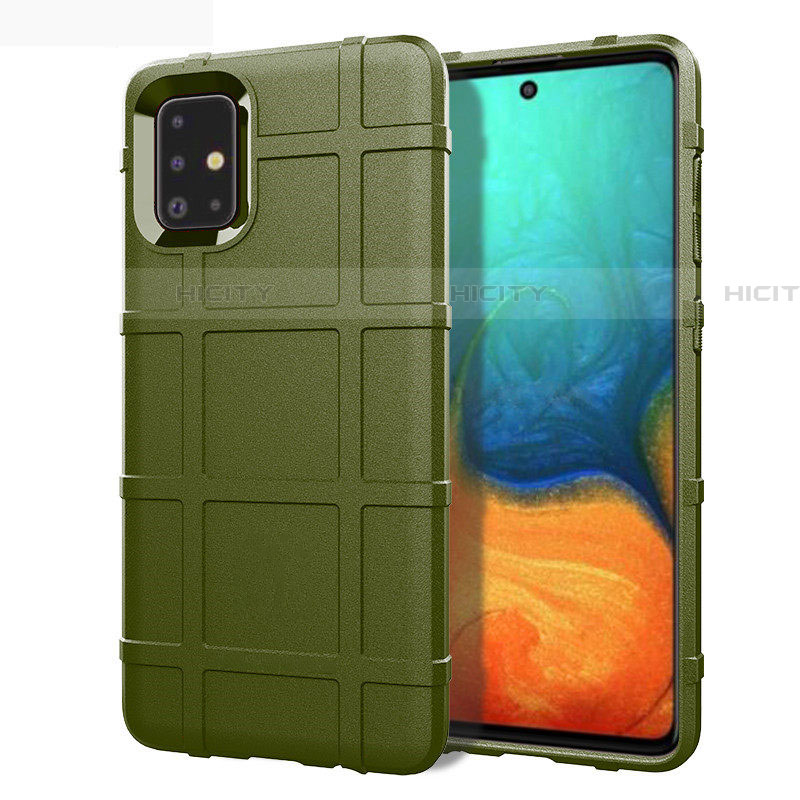 Coque Ultra Fine Silicone Souple 360 Degres Housse Etui pour Samsung Galaxy A51 5G Vert Plus