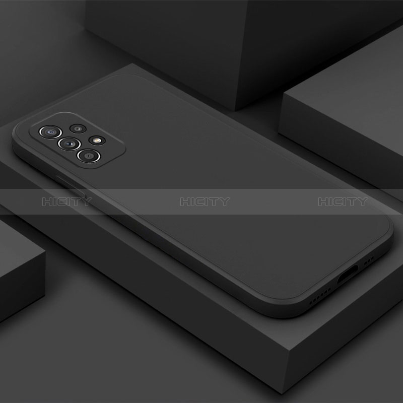 Coque Ultra Fine Silicone Souple 360 Degres Housse Etui pour Samsung Galaxy A52s 5G Noir Plus