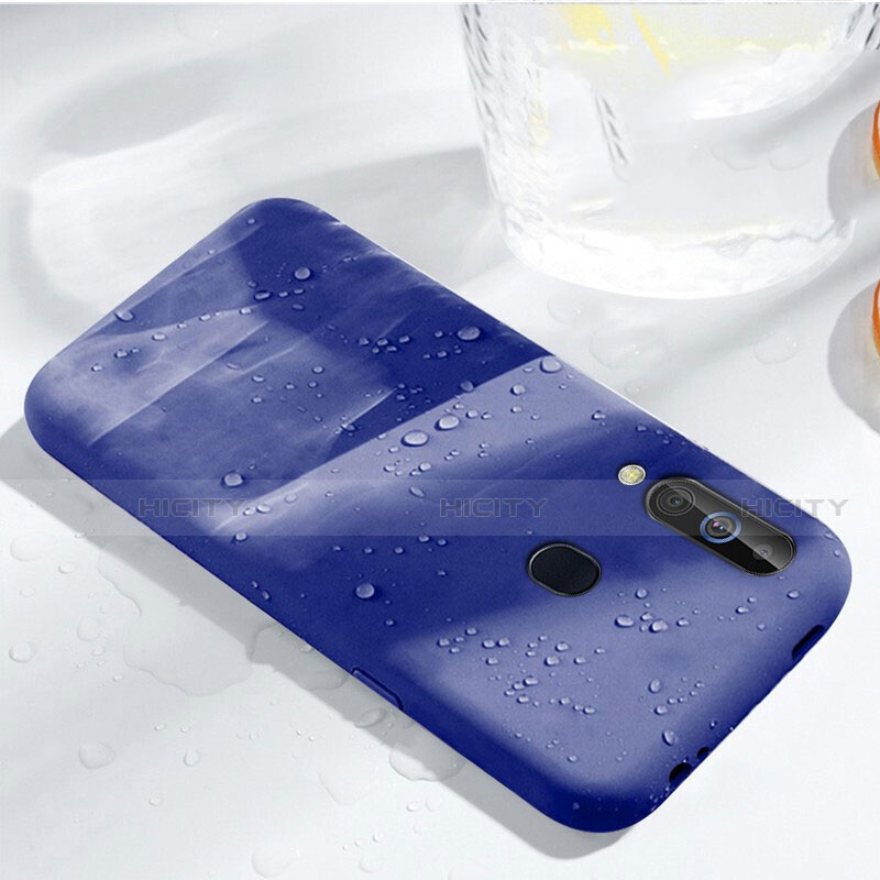 Coque Ultra Fine Silicone Souple 360 Degres Housse Etui pour Samsung Galaxy A60 Bleu Plus