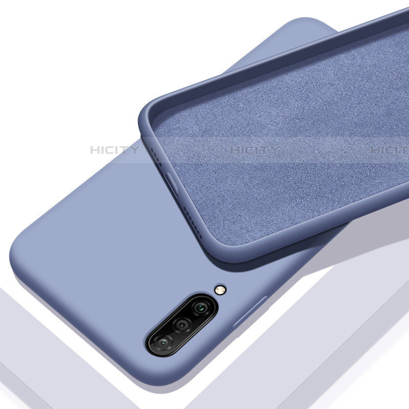 Coque Ultra Fine Silicone Souple 360 Degres Housse Etui pour Samsung Galaxy A70S Bleu Ciel Plus