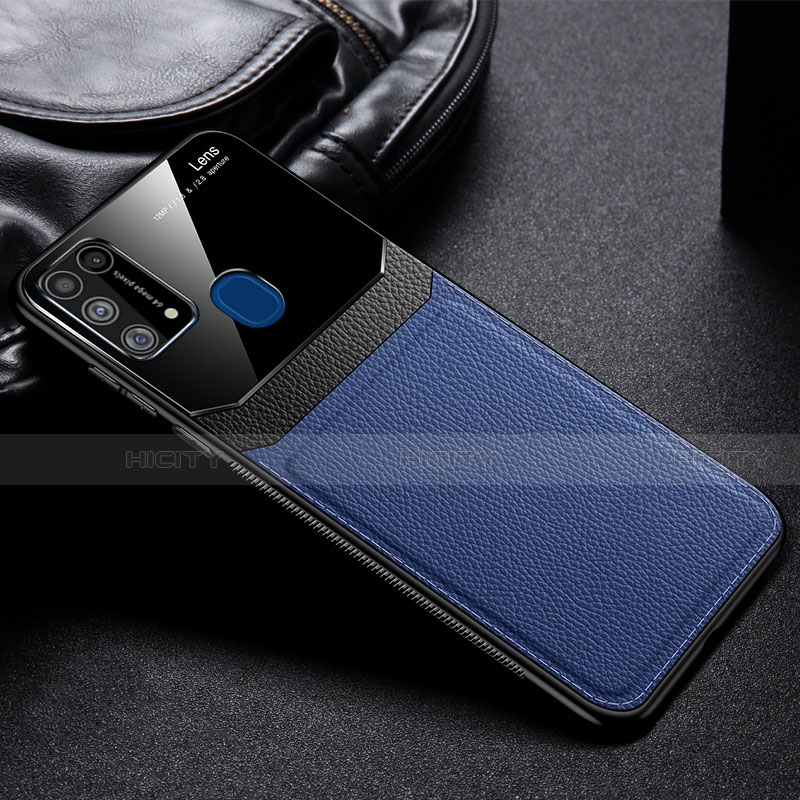 Coque Ultra Fine Silicone Souple 360 Degres Housse Etui pour Samsung Galaxy M21s Bleu Plus