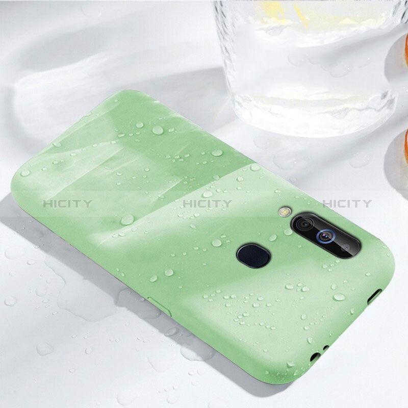 Coque Ultra Fine Silicone Souple 360 Degres Housse Etui pour Samsung Galaxy M40 Vert Plus