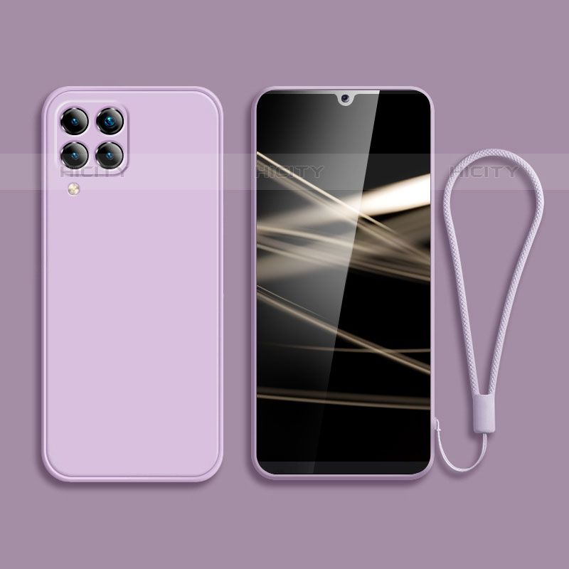 Coque Ultra Fine Silicone Souple 360 Degres Housse Etui pour Samsung Galaxy M42 5G Violet Clair Plus