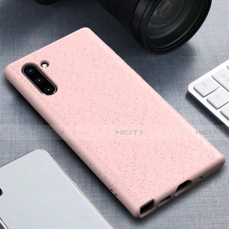 Coque Ultra Fine Silicone Souple 360 Degres Housse Etui pour Samsung Galaxy Note 10 5G Or Rose Plus