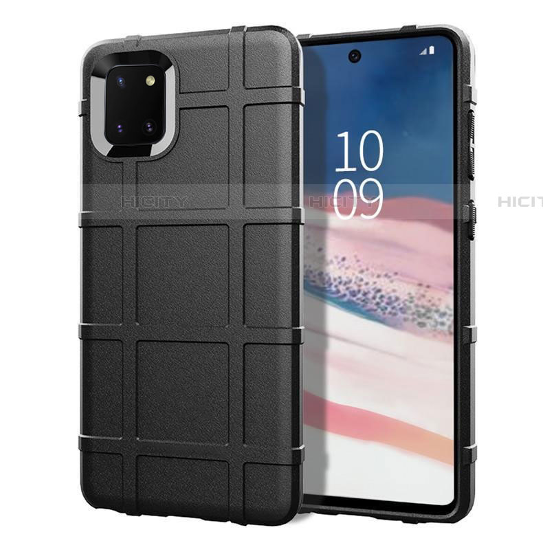 Coque Ultra Fine Silicone Souple 360 Degres Housse Etui pour Samsung Galaxy Note 10 Lite Noir Plus