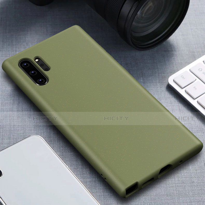 Coque Ultra Fine Silicone Souple 360 Degres Housse Etui pour Samsung Galaxy Note 10 Plus Vert Plus