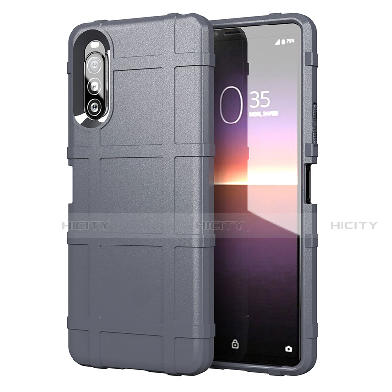 Coque Ultra Fine Silicone Souple 360 Degres Housse Etui pour Sony Xperia 10 II Gris Plus