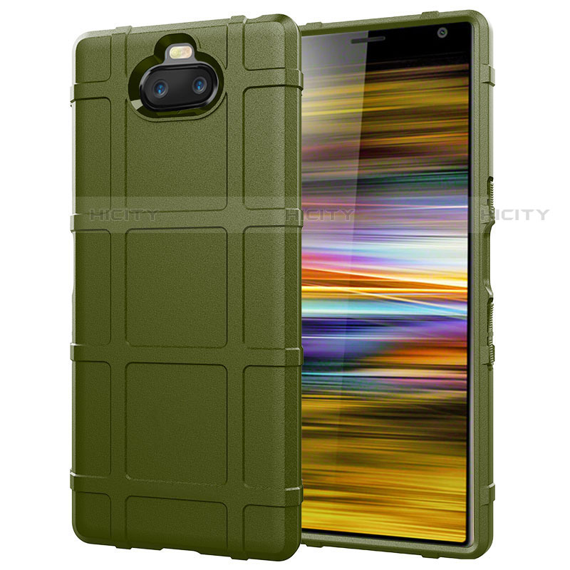 Coque Ultra Fine Silicone Souple 360 Degres Housse Etui pour Sony Xperia 10 Plus Vert Plus