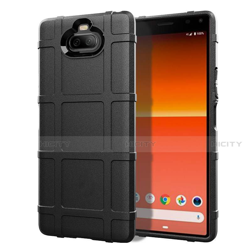 Coque Ultra Fine Silicone Souple 360 Degres Housse Etui pour Sony Xperia 8 Noir Plus