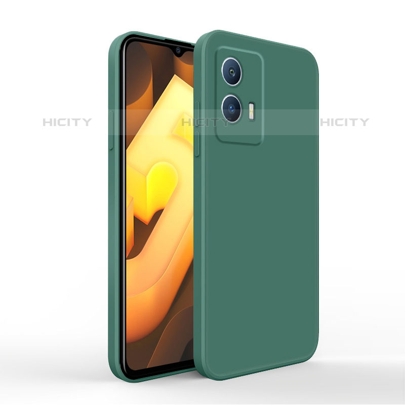 Coque Ultra Fine Silicone Souple 360 Degres Housse Etui pour Vivo iQOO U5 5G Vert Nuit Plus