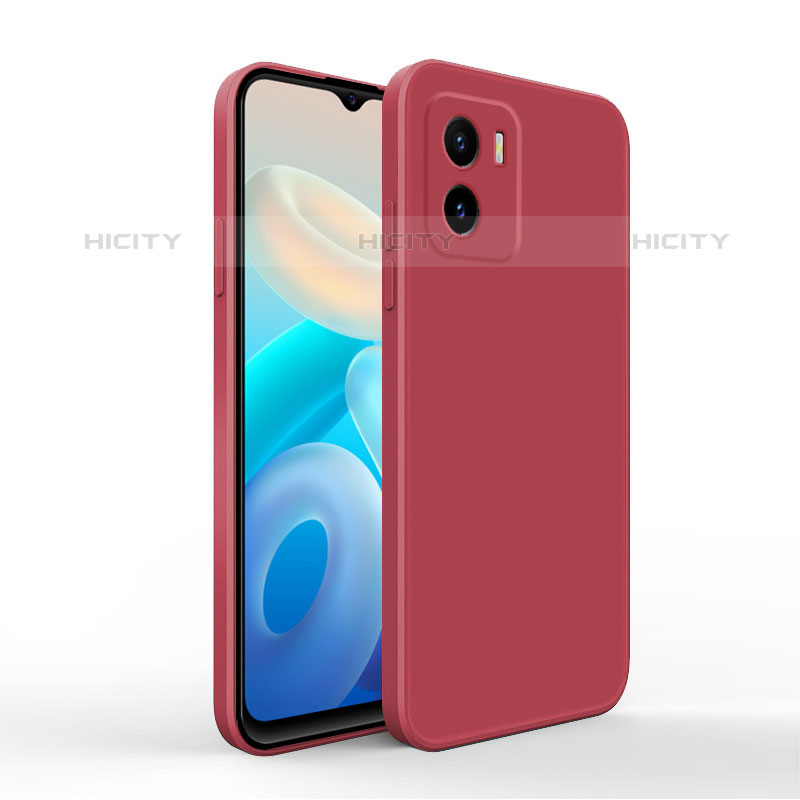 Coque Ultra Fine Silicone Souple 360 Degres Housse Etui pour Vivo iQOO U5x Rouge Plus