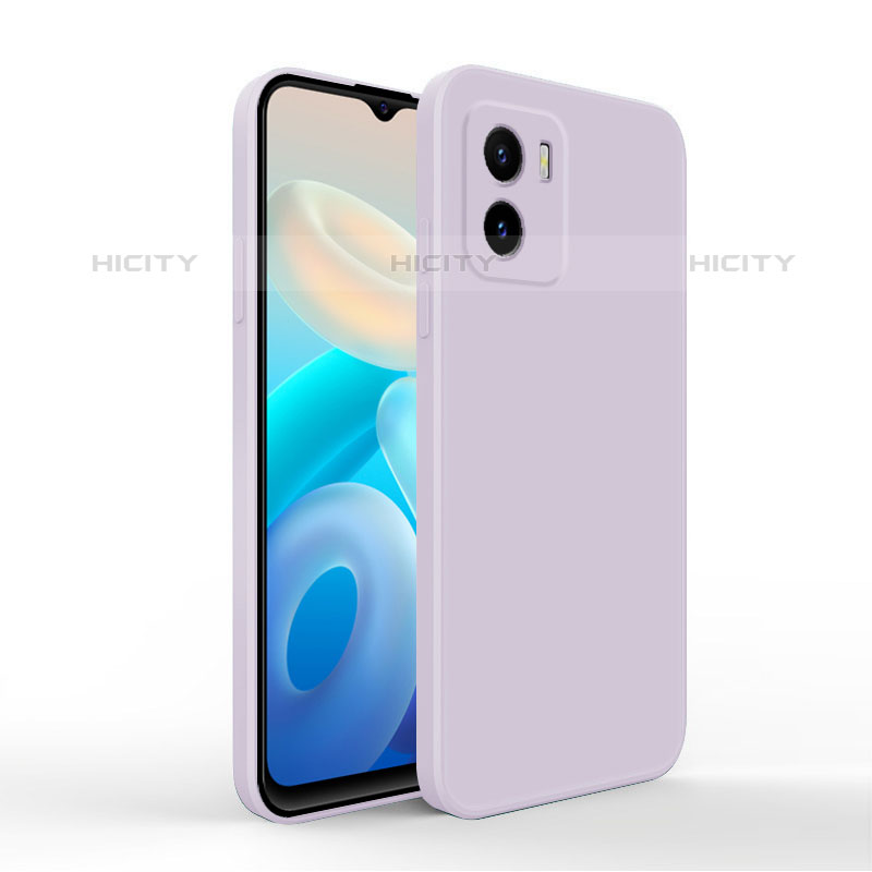 Coque Ultra Fine Silicone Souple 360 Degres Housse Etui pour Vivo iQOO U5x Violet Clair Plus