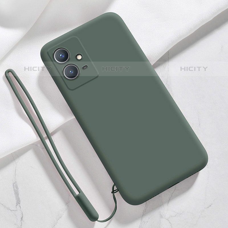 Coque Ultra Fine Silicone Souple 360 Degres Housse Etui pour Vivo T1 5G India Vert Nuit Plus