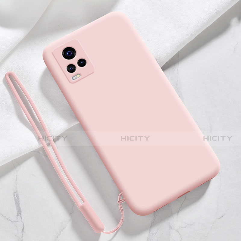 Coque Ultra Fine Silicone Souple 360 Degres Housse Etui pour Vivo V20 Pro 5G Rose Plus