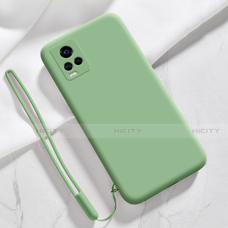 Coque Ultra Fine Silicone Souple 360 Degres Housse Etui pour Vivo V20 Pro 5G Vert Plus