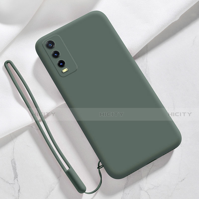 Coque Ultra Fine Silicone Souple 360 Degres Housse Etui pour Vivo Y11s Vert Nuit Plus