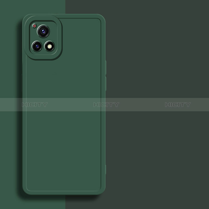 Coque Ultra Fine Silicone Souple 360 Degres Housse Etui pour Vivo Y31s 5G Vert Nuit Plus