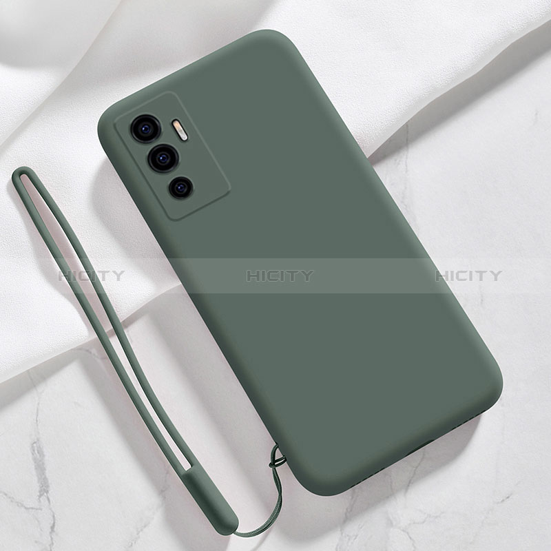 Coque Ultra Fine Silicone Souple 360 Degres Housse Etui pour Vivo Y75 4G Vert Nuit Plus