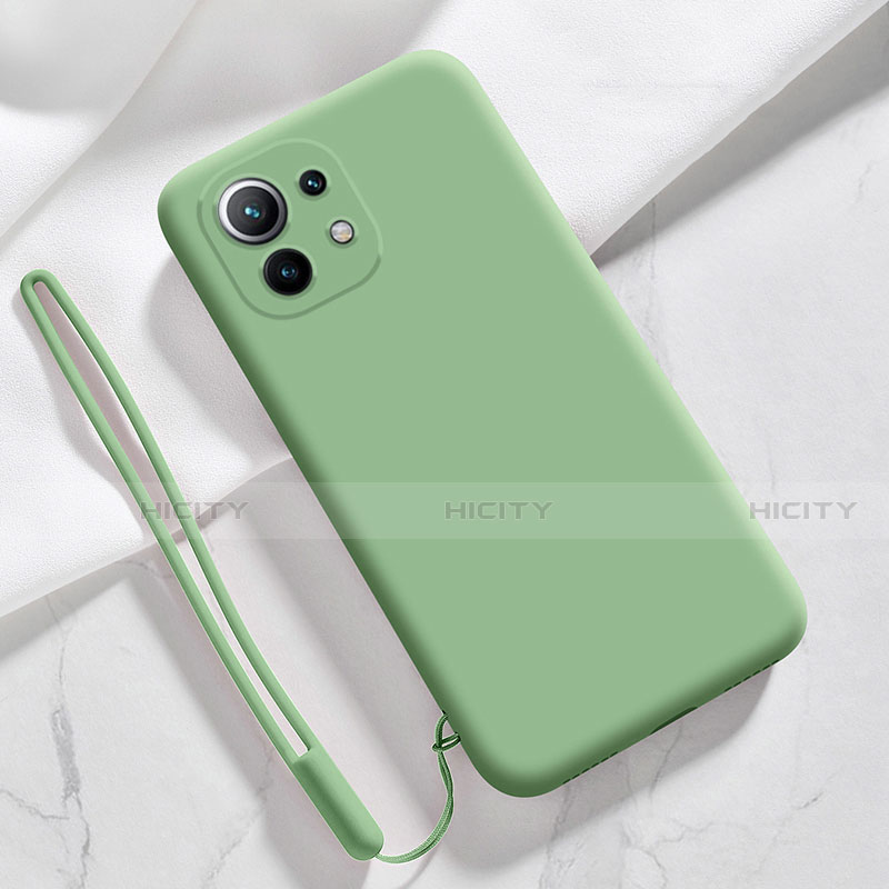 Coque Ultra Fine Silicone Souple 360 Degres Housse Etui pour Xiaomi Mi 11 Lite 4G Vert Plus