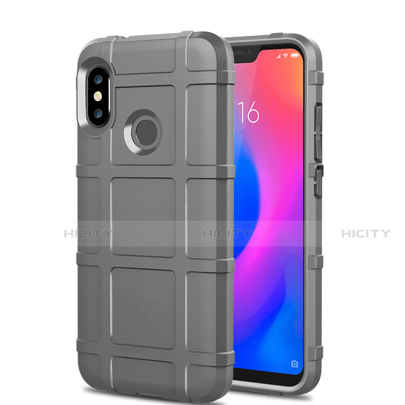 Coque Ultra Fine Silicone Souple 360 Degres Housse Etui pour Xiaomi Mi A2 Lite Gris Plus