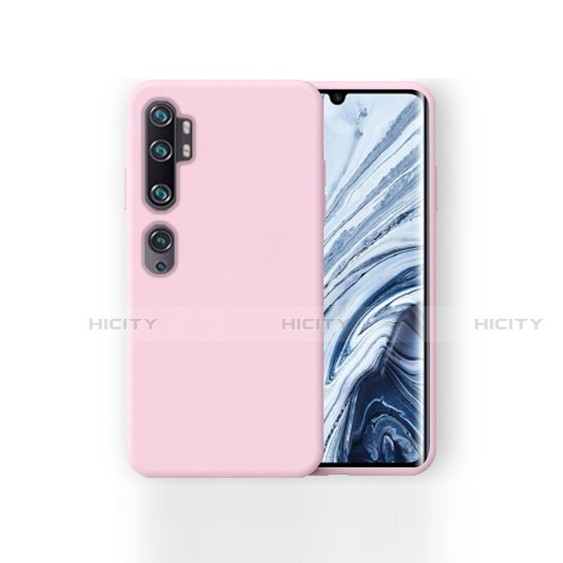 Coque Ultra Fine Silicone Souple 360 Degres Housse Etui pour Xiaomi Mi Note 10 Pro Rose Plus