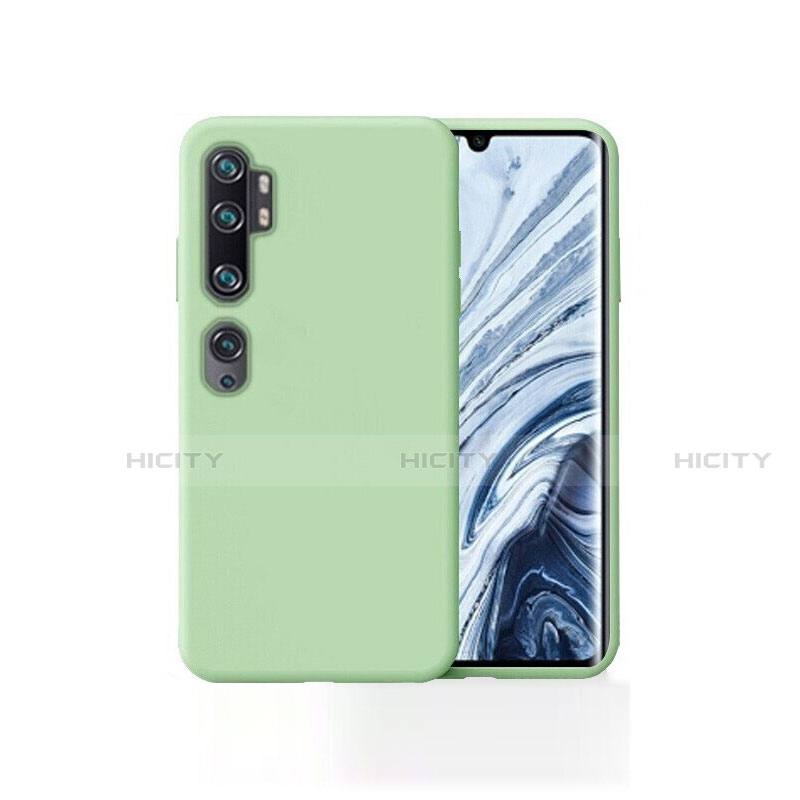 Coque Ultra Fine Silicone Souple 360 Degres Housse Etui pour Xiaomi Mi Note 10 Pro Vert Plus