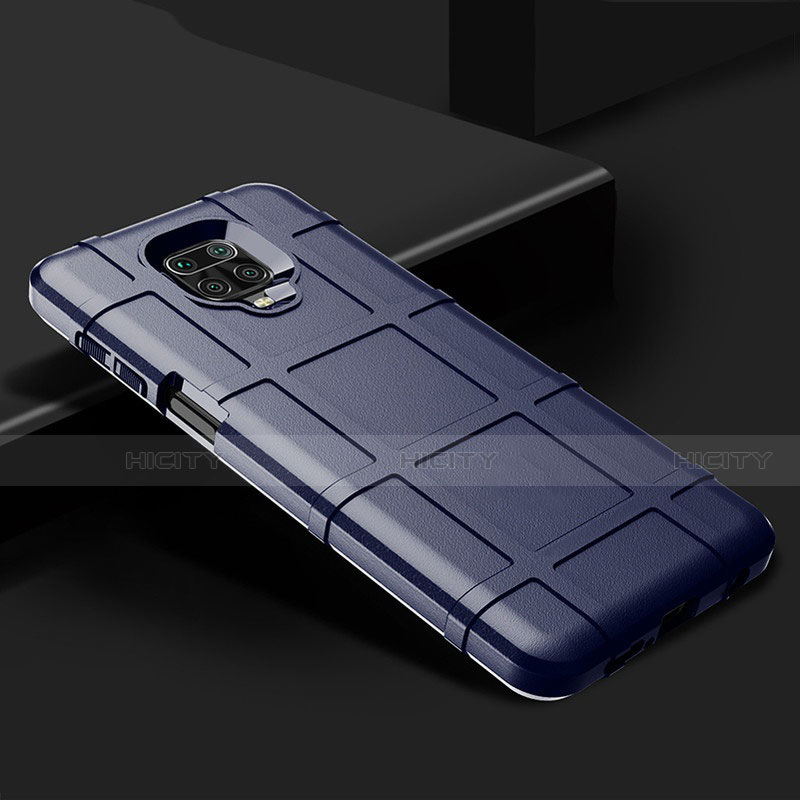 Coque Ultra Fine Silicone Souple 360 Degres Housse Etui pour Xiaomi Redmi Note 9 Pro Max Bleu Plus