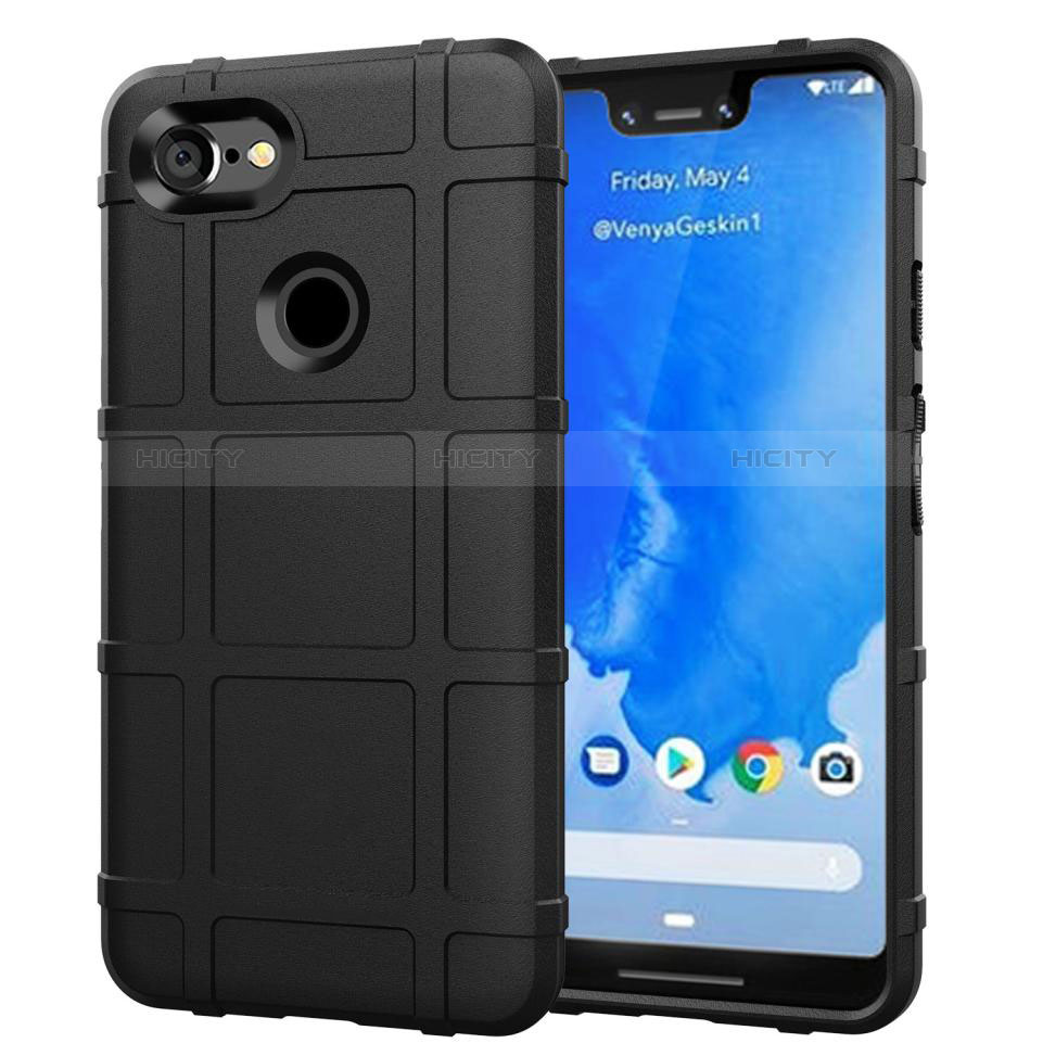 Coque Ultra Fine Silicone Souple 360 Degres Housse Etui S01 pour Google Pixel 3 XL Noir Plus